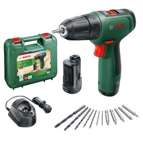 Akumuliatorinis suktuvas BOSCH Green Easy Drill 1200 , 12 V, 2x1,5 Ah