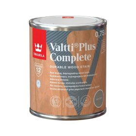 Medienos dažyvė TIKKURILA VALTTI PLUS COMPLETE, 0,75 L, spalva ASH GREY