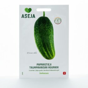 Daržovių sėklos, paprastieji trumpavaisiai agurkai Delikatess, ASEJA, 1gr, 20880(2)