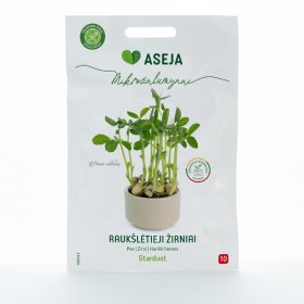 Daržovių sėklos, raukšlėtieji žirniai Stardust, ASEJA mikrožalumynai, 15gr, 080343(10)