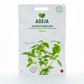 Prieskonių sėklos, kvapieji bazilikai Bascuro, ASEJA, 0,5gr, 10115(3)