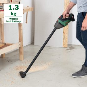 Akumuliatorinis siurblys BOSCH Green Universal Vac 18 Solo , be akumuliatoriaus ir kroviklio, 18V Li sistema