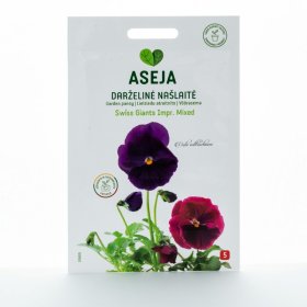 Gėlių sėklos, darželinė našlaitė Swiss Giants Impr. Mixed, ASEJA, 0,2gr, 51600(5)