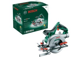 Akumuliatorinis diskinis pjūklas BOSCH Green PKS 18 LI Solo , be akumuliatoriaus ir kroviklio, 18V sistema
