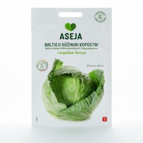 Daržovių sėklos, baltieji gūžiniai kopūstai Langedijker Bewaar, ASEJA, 1gr, 23850(2)