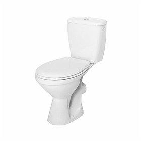 Klozetas KOLO Idol, pastatomas, dvigubas nuleidimas 3/6 L, horizontalus nuotakas, PP dangtis, 19026000