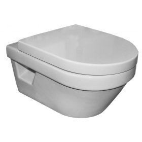 Klozetas VILLEROY & BOCH Architectura, pakabinamas, "Clean On", be rėmelio, su lėtai nusileidžiančiu dangčiu, 5684HR01
