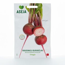 Daržovių sėklos, raudonieji burokėliai Chioggia, ASEJA, 3gr, 21058(3)