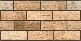 Akmens masės sienų plytelės BUENO EURO MADRID, Elevation 7154 Rekt, 30 x 60 x 0,95 cm, 0,900 m2/dėž., glazūruotos, šv.rudos spalvos plytos