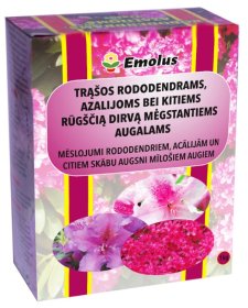 Mineralinių trąšų mišinys rūgščia dirva mėgstantiems augalams Rododendrams, Azalijoms ir kt., 1 kg.