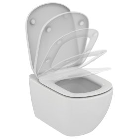 Klozetas IDEAL STANDARD Mood, pakabinamas, su paslėptais tvirtinimais, "Aquablade" vandens nuleidimas, su dangčiu "Soft Close"
