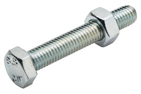 Varžtas DIN933 LAMIDA, 6 x 25 mm, su veržle DIN934 M6, 20 kompl.