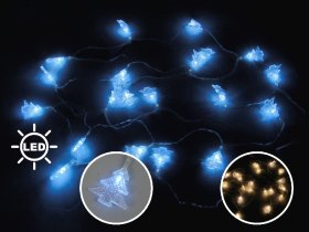 Šviečianti girlianda, LED, 2 vnt. (AA) elementų maitinimas, 3 m., N