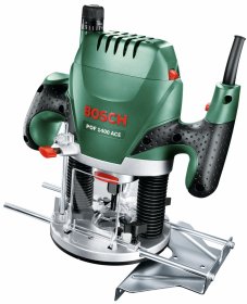 Elektrinė vertikali freza BOSCH Green POF 1400 ACE , galia 1400 W, pjovimo gylis 55 mm (060326C820)