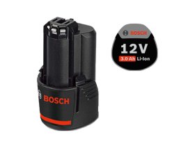 Akumuliatorius BOSCH Professional GBA 12V 3.0Ah , akumuliatoriaus įtampa 12 V, akumuliatoriaus talpa 3 Ah