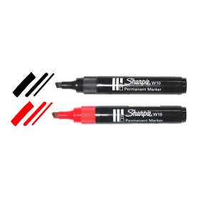 Žymeklis rašalo pagrindu SHARPIE FIN W10, juodas, 09-8192654
