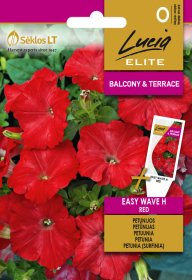 Gėlių sėklos, LUCIA ELITE EASY WAVE H RED, PETUNIJOS-SURFINIJOS, O