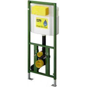 Klozeto rėmas VIEGA Eco Plus, 113 x 49 cm, 3/6 l pakabinamai WC keramikai, kilmės šalis Vokietija