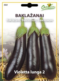 Sėklos, baklažanai HORTUS VIOLETTA LUNGA 2 (02-07 mėn), 1 g.