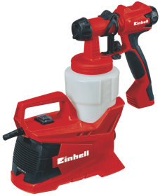 Elektrinis dažų purkštuvas EINHELL TC-SY 600 S, galia 600 W, našumas 1000 ml/min., talpa 800 ml.