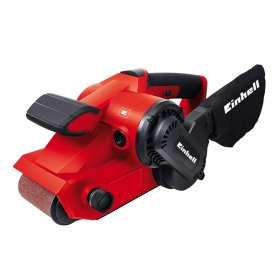 Juostinis šlifuoklis EINHELL TC-BS 8038, galia 800 W, šlifavimo juosta 75x533 mm.