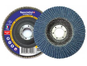 Žiedlapinis šlifavimo diskas SPECIALIST+, 125 mm, cirkonis, Nr. 120