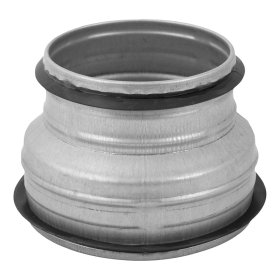 Perėjimas EUROPLAST, d125 x 100 RCLS125-100 Cinkuotas su tarpine