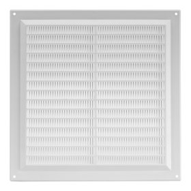 Grotelės EUROPLAST, 250 x 250 VR2525 Ventiliacinės, plastikinės, baltos