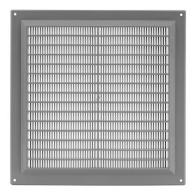 Grotelės EUROPLAST, 250 x 250 VR2525P Ventiliacinės, plastikinės, pilkos