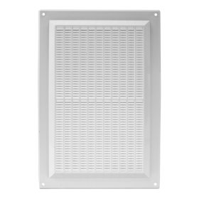 Grotelės EUROPLAST, 250 x 170 VR2517 Ventiliacinės, plastikinės, baltos