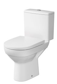 Klozeto komplektas CERSANIT City New Clean On 011, pastat., dvigubas nuleidimas 3/5L, horizontalus nubėg., įvadas iš apačios, lėtai nusileidžiančiu dangčiu,CCKZ1013881894