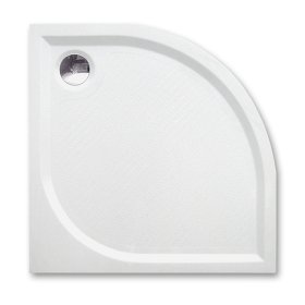 Dušo padėklas ROTH Dream-M/900 R550, 90 x 90 x 3 cm, akmens masės, pusapvalis, Čekija