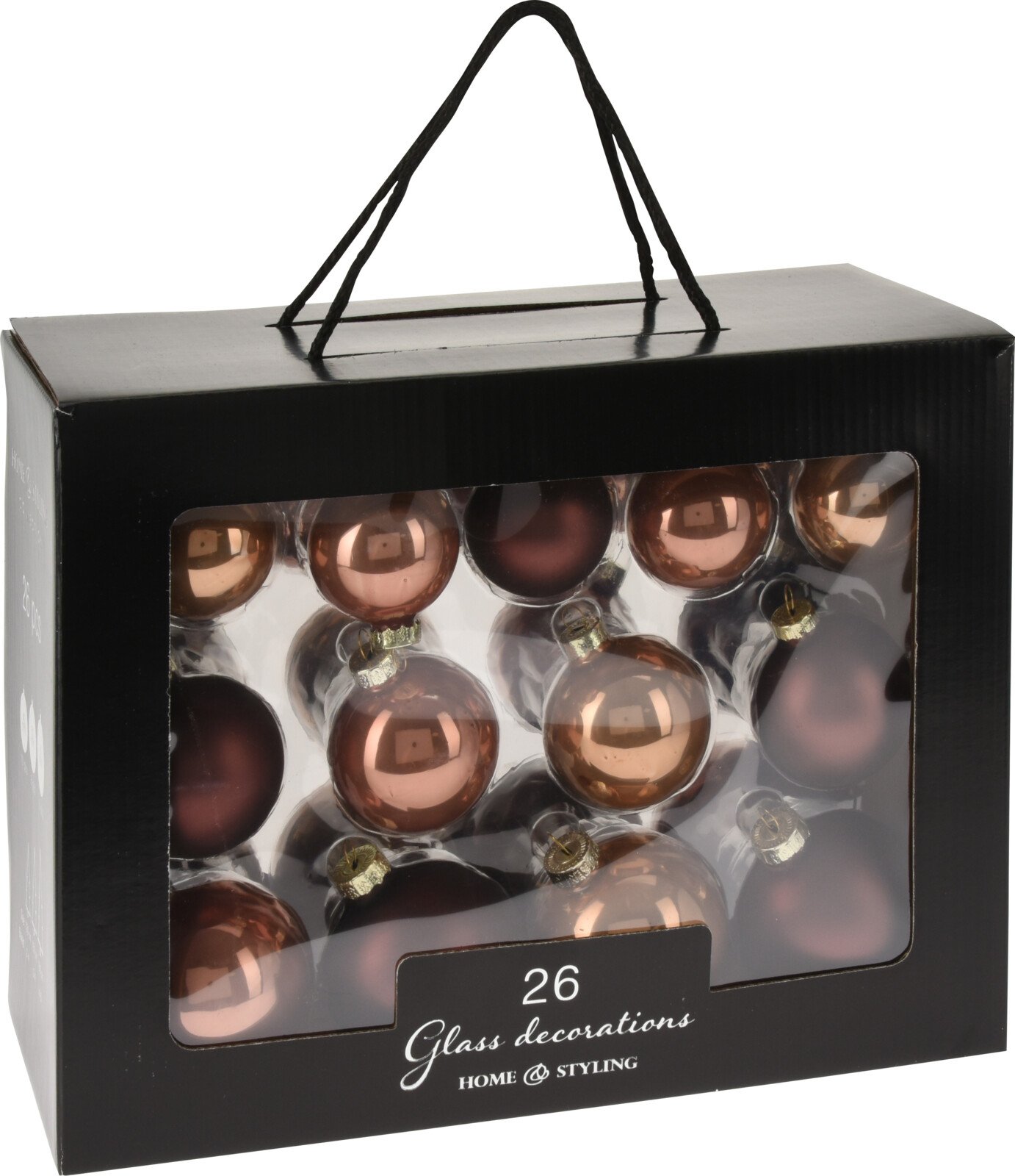 Eglutės žaisliukų rinkinys 26 vnt., gintaro sp.