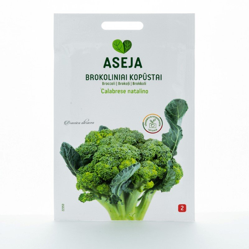 Daržovių sėklos, brokoliniai kopūstai Calabrese natalino, ASEJA, 1gr, 22350(2)