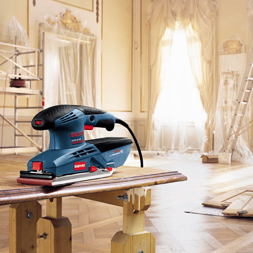 Elektrinis vibracinis šlifuoklis BOSCH Professional GSS 23 A , 190 W, 182 x 92 mm