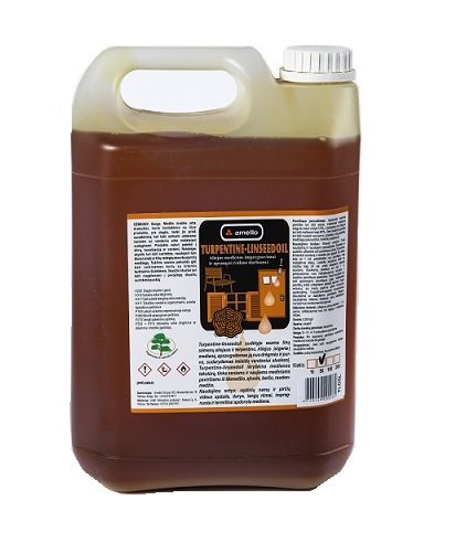 Aliejus AMELLO linseedoil, 1 L, medienos impregnavimui ir apsaugai