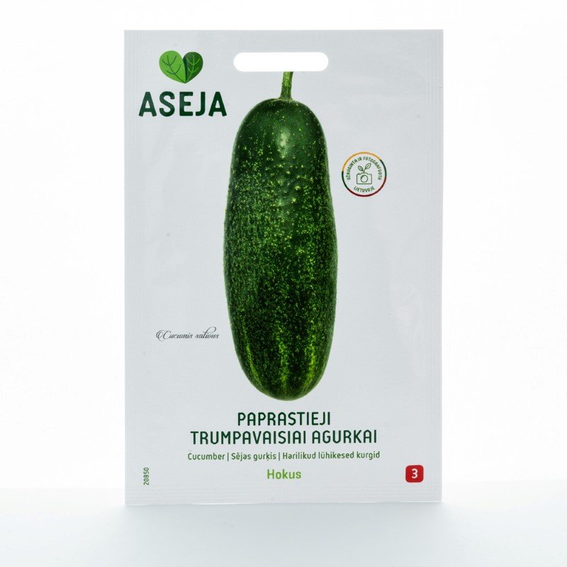 Daržovių sėklos, paprastieji trumpavaisiai agurkai Hokus, ASEJA, 1gr, 20850(3)