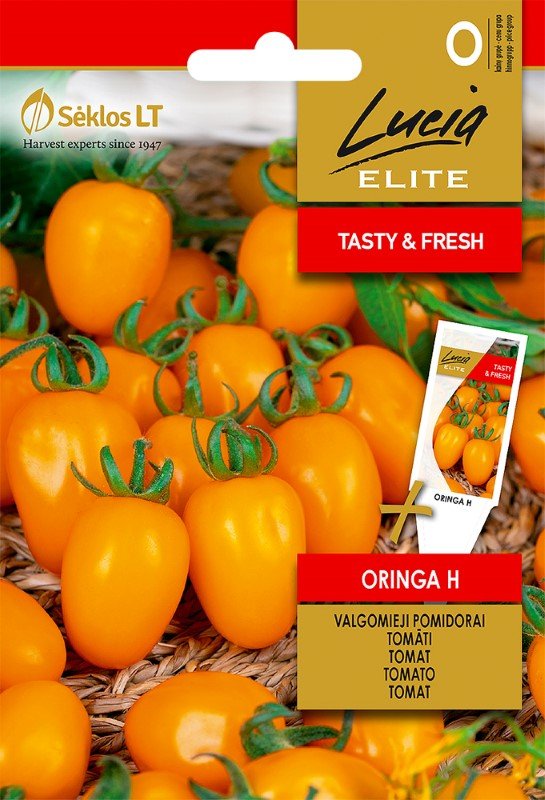 Daržovių sėklos, LUCIA ELITE ELN-Pomidorai valgomieji oringa, H, 5 g