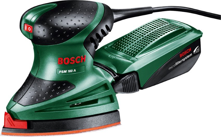 Elektrinis delta šlifuoklis BOSCH Green PSM 160 A , 160 W, 1,4 mm, 1,4 kg