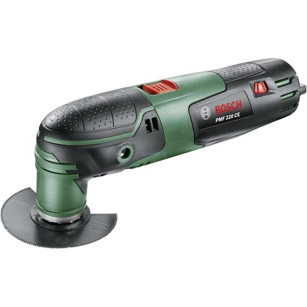 Akumuliatorinis daugiafunkcis įrankis BOSCH Green Advanced Multi 18 , 18V Li sistema