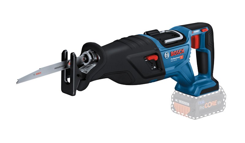 Akumuliatorinis tiesinis pjūklas BOSCH Professional GSA, 18V-28 SOLO, 18V, 28 mm, 06016C0000, be akumuliatoriaus ir kroviklio