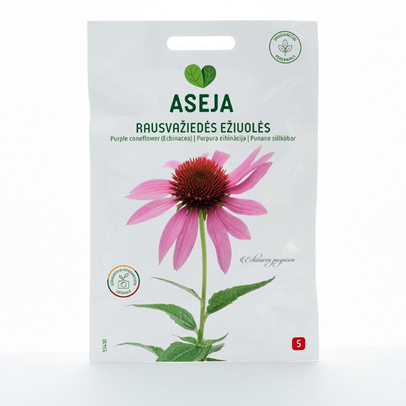 Gėlių sėklos, rausvažiedės ežiuolės, ASEJA, 0,75gr, 53430(5)