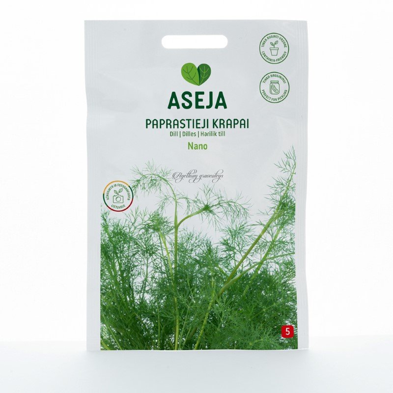 Prieskonių sėklos, paprastieji krapai Nano, ASEJA, 2gr, 10565(5)