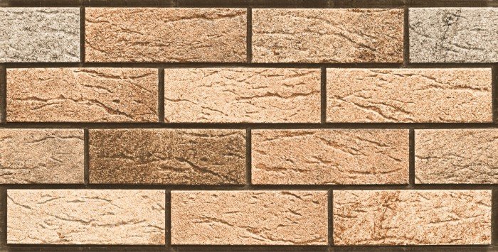 Akmens masės sienų plytelės BUENO EURO MADRID, Elevation 7154 Rekt, 30 x 60 x 0,95 cm, 0,900 m2/dėž., glazūruotos, šv.rudos spalvos plytos