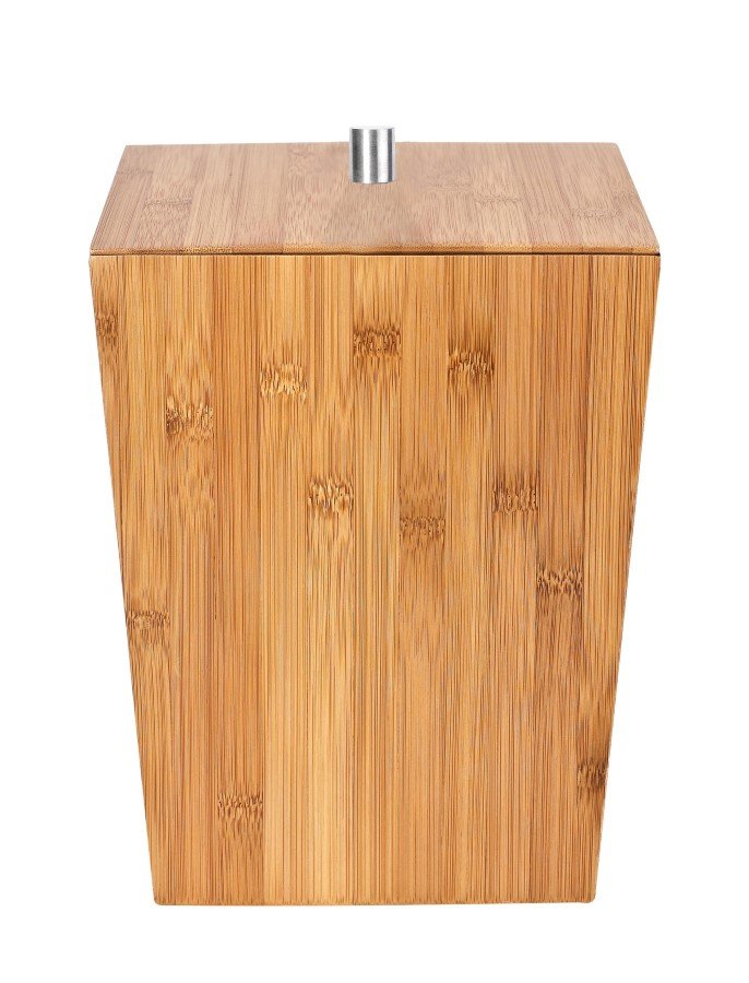Vonios šiukšliadėžė RIDDER Bamboo, 26 x 20 x 20 cm, bambukinė, 5 L