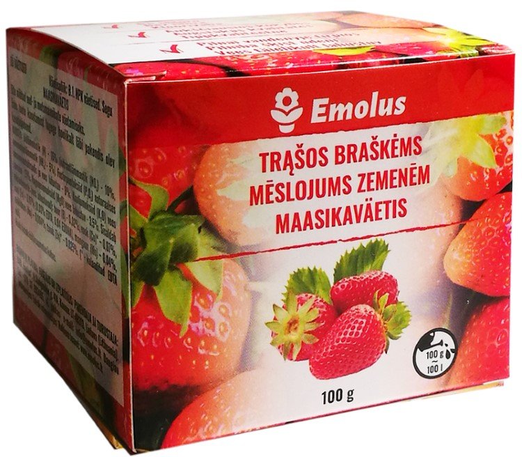 Trąšos braškėms (10101) (03-11 mėn.), 100 g.