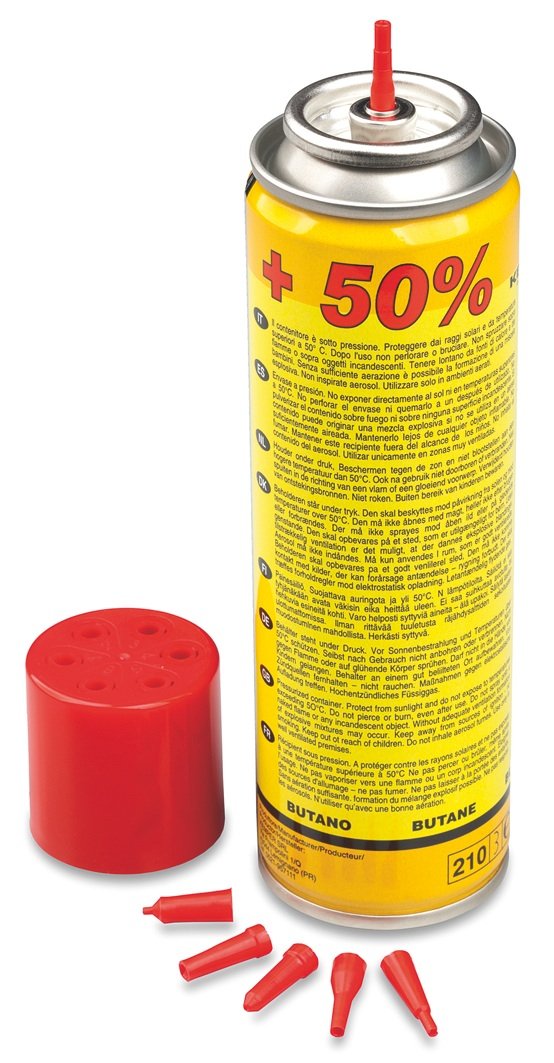 Butano dujos lituoklių ir žiebtuvėlių užpildymui KEMPER  90 g.