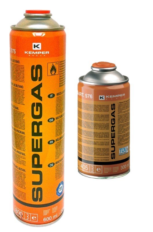 Propano - butano dujų mišinys KEMPER KEMAP Supergas, 600 ml, darbinė temperatūra 1850*C