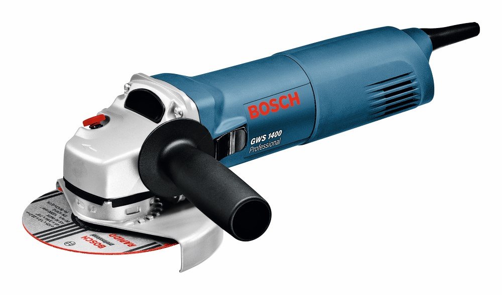 Elektrinis kampinis šlifuoklis BOSCH Professional GWS 1400, 1400 Professional, galia 1400 W, diskas 125 mm