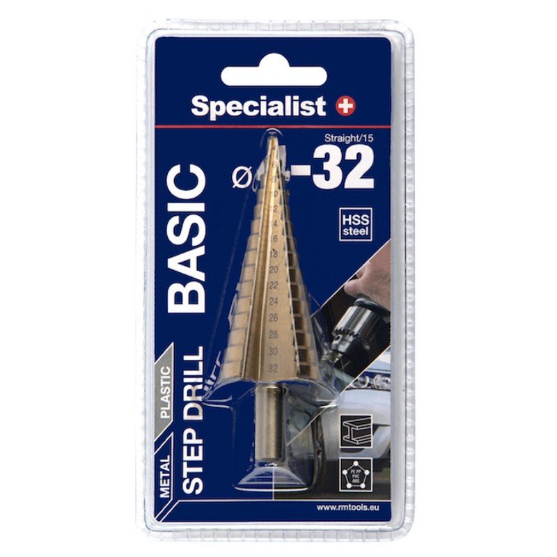 Pakopinis grąžtas SPECIALIST+ Basic, 4-32 mm